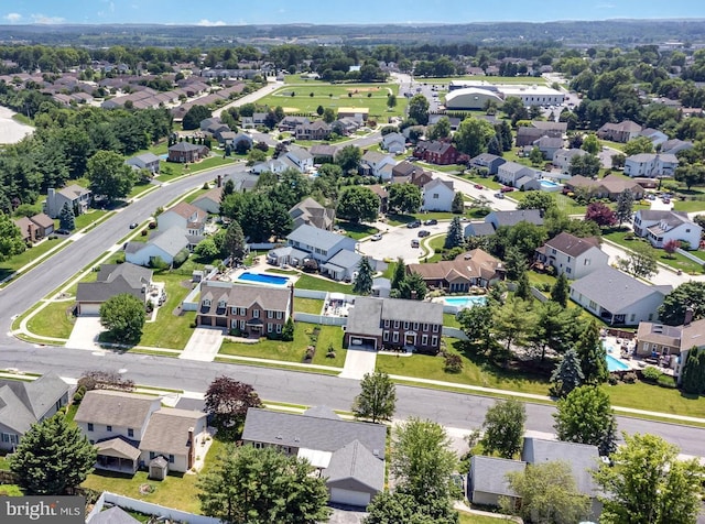 421 Dart Dr, Hanover, PA 17331 - aerial view of residential area with a pool