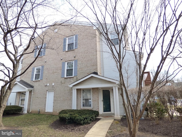 11710 Scooter Ln Unit 7, Fairfax, VA 22030 - view of front facade with brick siding
