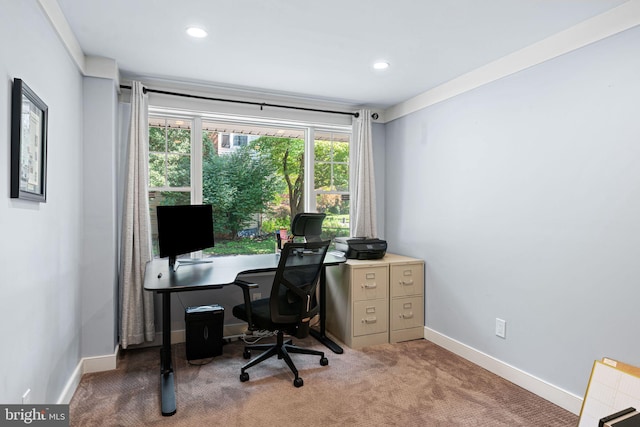 14 Birchall Dr, Haddonfield, NJ 08033 - carpeted office with recessed lighting