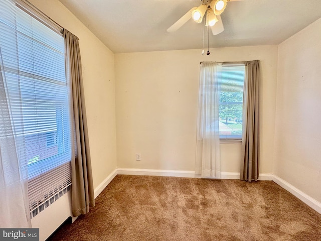 3913 Loch Raven Blvd, Baltimore, MD 21218 - unfurnished room with carpet and a ceiling fan