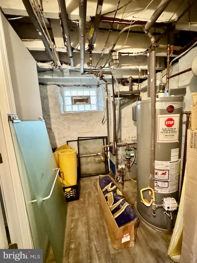 3913 Loch Raven Blvd, Baltimore, MD 21218 - utility room with gas water heater