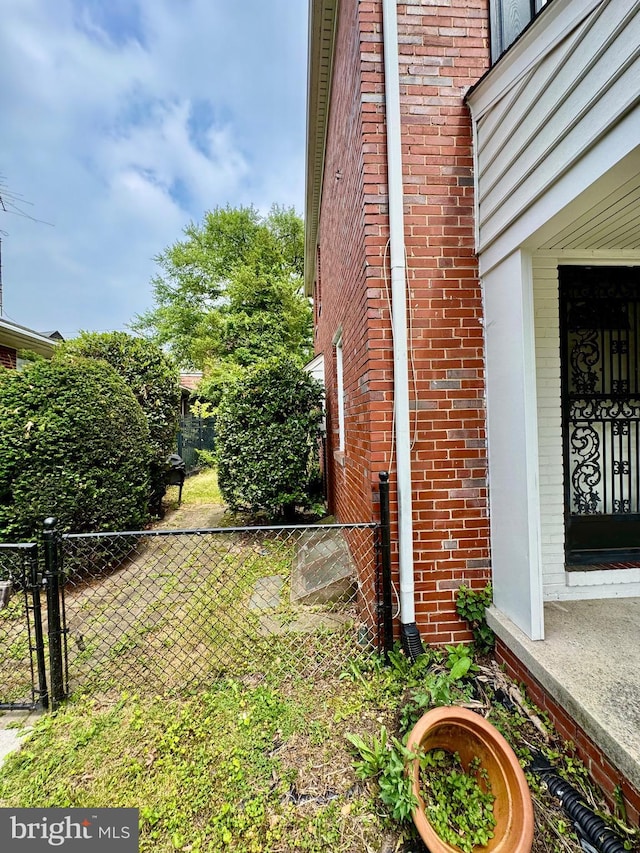 3913 Loch Raven Blvd, Baltimore, MD 21218 - view of side of property with brick siding