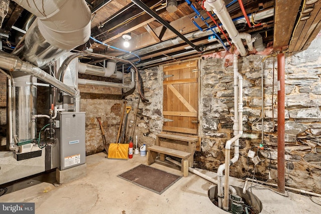 5 Madison St, Princeton, NJ 08542 - unfinished basement with heating unit