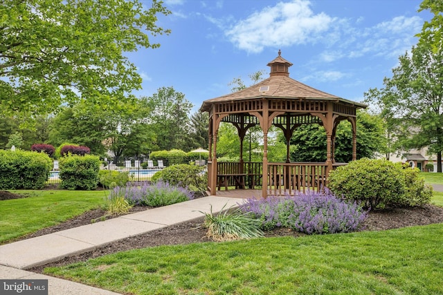 2607 Maryannes Ct Unit 2607, North Wales, PA 19454 - surrounding community with a gazebo and a pool