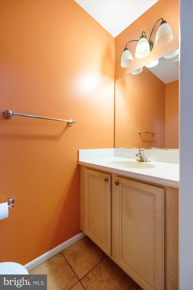 2607 Maryannes Ct Unit 2607, North Wales, PA 19454 - bathroom featuring vanity and tile patterned flooring