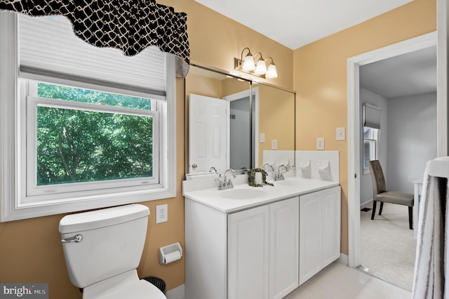 75 Bittersweet Dr, Doylestown, PA 18901 - bathroom featuring double vanity and tile patterned floors