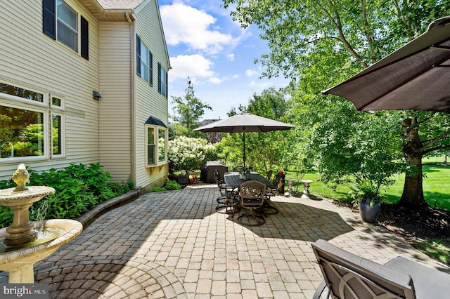 75 Bittersweet Dr, Doylestown, PA 18901 - view of patio / terrace with outdoor dining area