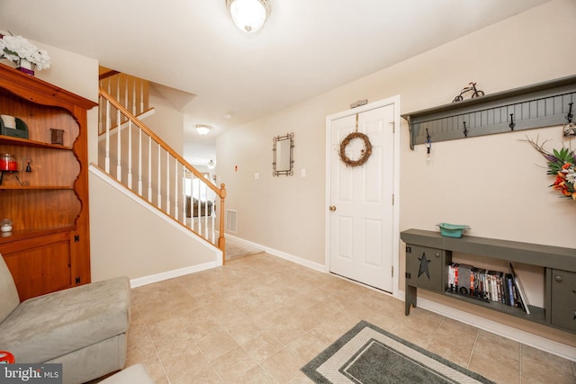 2751 Fynamore Ln, Downingtown, PA 19335 - entryway featuring stairs and baseboards