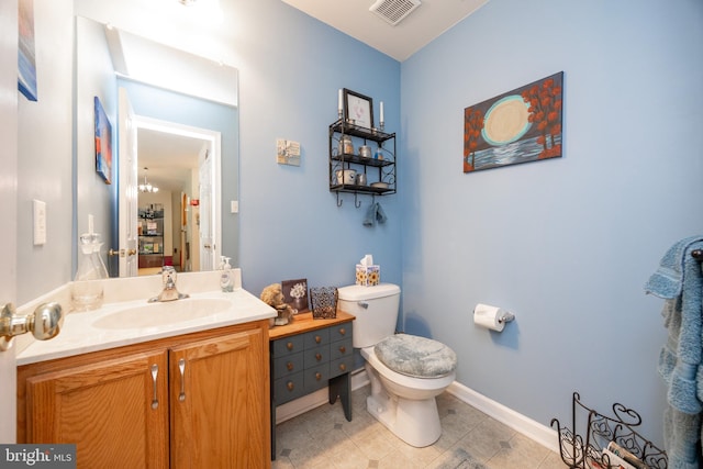 2751 Fynamore Ln, Downingtown, PA 19335 - bathroom with vanity and tile patterned floors