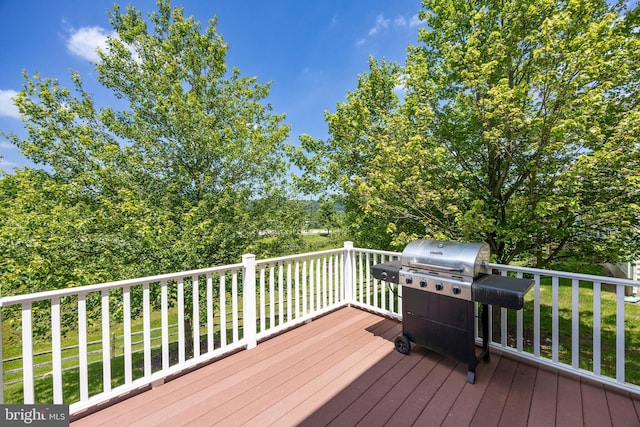2751 Fynamore Ln, Downingtown, PA 19335 - wooden terrace featuring grilling area
