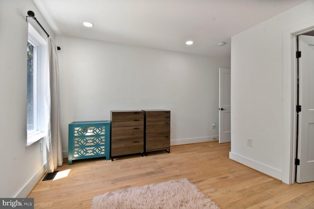 1427 K St SE, Washington, DC 20003 - unfurnished bedroom featuring wood finished floors and recessed lighting