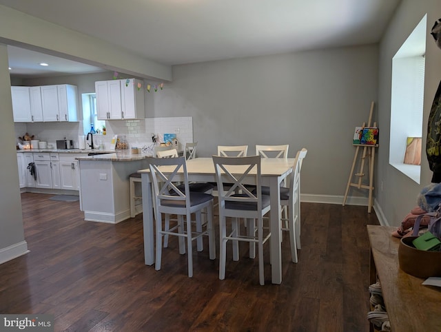 700 S Belleview Ave, Cinnaminson, NJ 08077 - dining room with dark wood-style flooring and recessed lighting