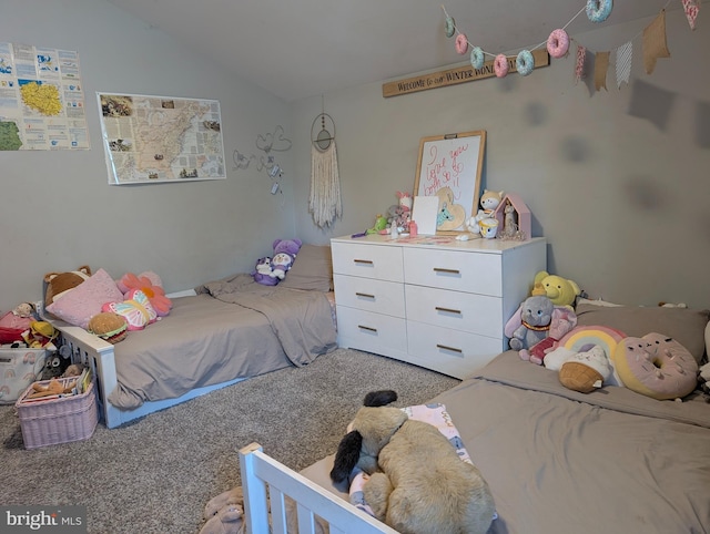 700 S Belleview Ave, Cinnaminson, NJ 08077 - bedroom with lofted ceiling and carpet