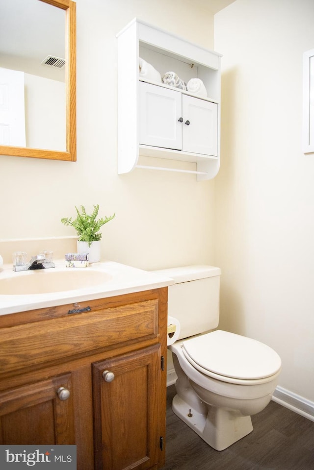 208 Farrell Ln, Fredericksburg, VA 22401 - bathroom featuring vanity and wood finished floors