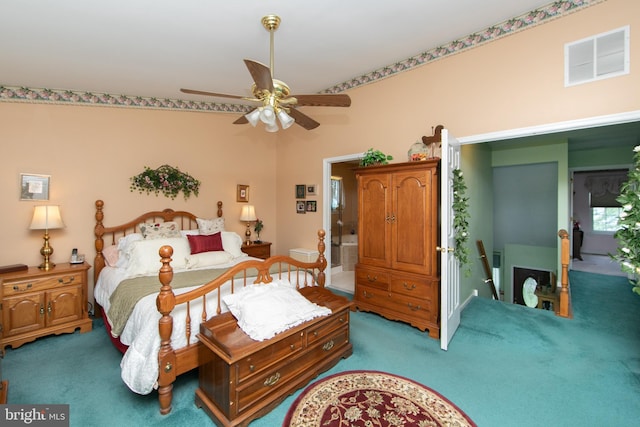 9 Stirrup Way, Burlington, NJ 08016 - bedroom featuring carpet floors and ceiling fan