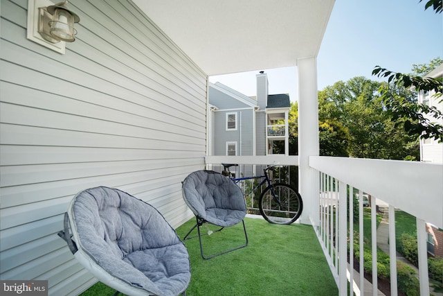 10248 Appalachian Cir Unit 1-D7, Oakton, VA 22124 - view of balcony