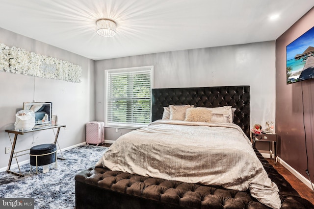 116 Lake Arrowhead Cir, Bear, DE 19701 - bedroom with baseboards and wood finished floors