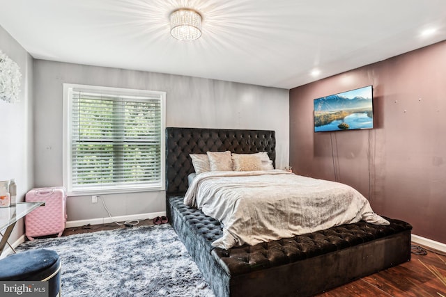 116 Lake Arrowhead Cir, Bear, DE 19701 - bedroom with baseboards and wood finished floors