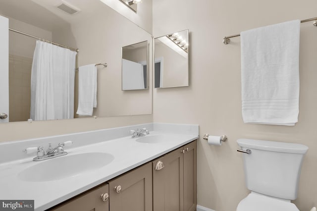 8916 Rosewood Way, Jessup, MD 20794 - full bathroom with double vanity and a shower with shower curtain