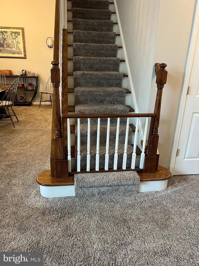 86 Ables Run Dr, Absecon, NJ 08201 - stairs with carpet floors