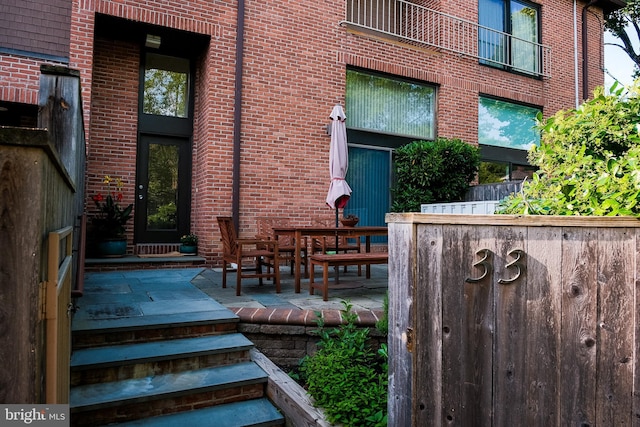 33 Sergeant St, Princeton, NJ 08540 - doorway to property with brick siding