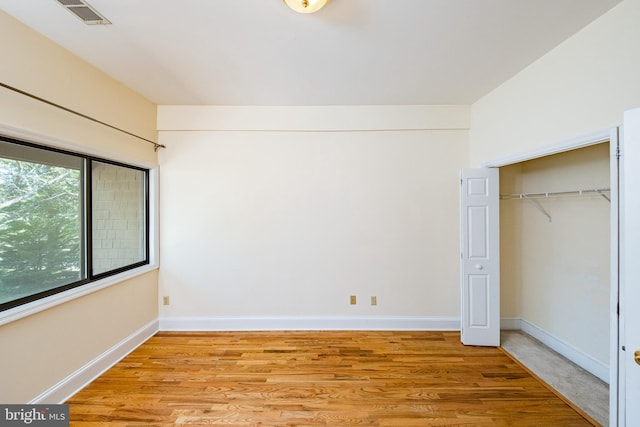 33 Sergeant St, Princeton, NJ 08540 - unfurnished bedroom with light wood finished floors and a closet