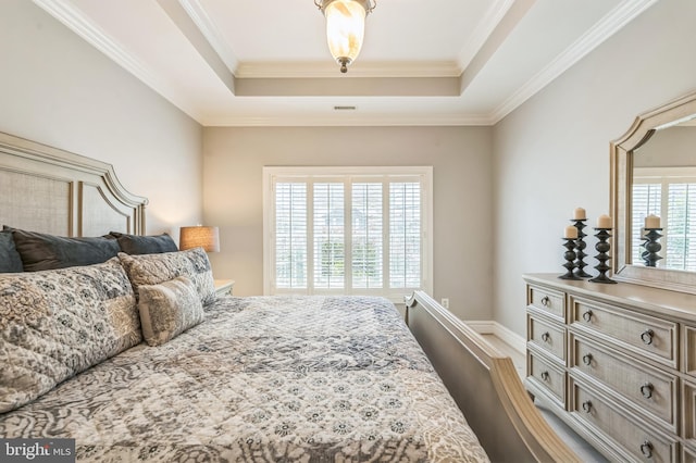 1 Springfield Ave, Berlin, NJ 08009 - bedroom featuring a raised ceiling and ornamental molding