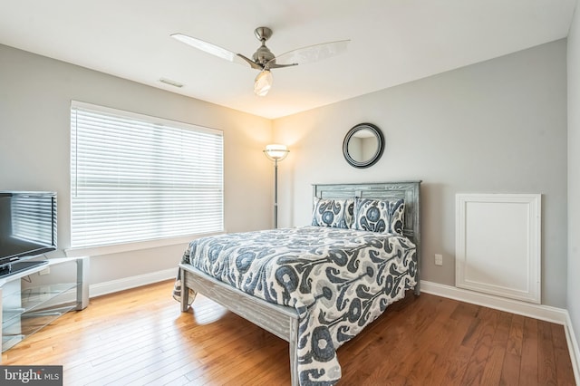 1 Springfield Ave, Berlin, NJ 08009 - bedroom with wood finished floors and ceiling fan
