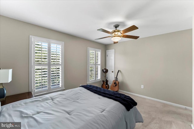 11 Georges Way, Glen Mills, PA 19342 - carpeted bedroom with baseboards and ceiling fan