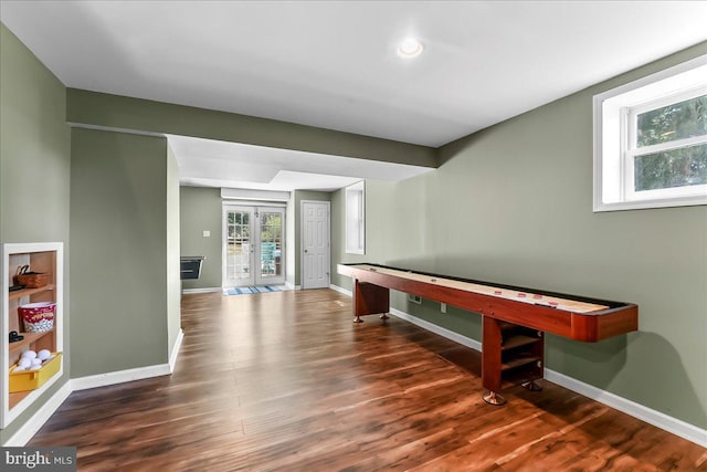 11 Georges Way, Glen Mills, PA 19342 - rec room featuring wood finished floors and french doors