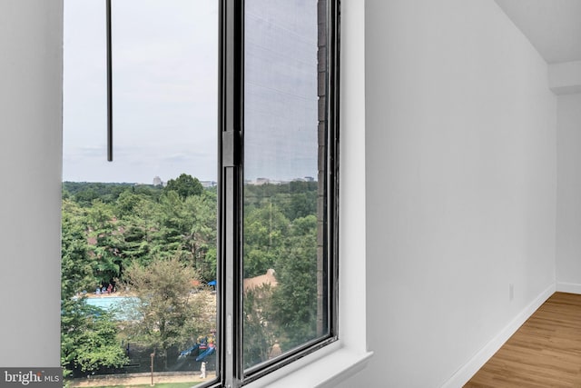3100 S Manchester St Unit 827, Falls Church, VA 22044 - detailed view of wood finished floors and baseboards