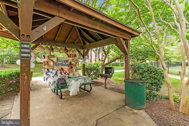 3100 S Manchester St Unit 827, Falls Church, VA 22044 - view of patio / terrace with a gazebo