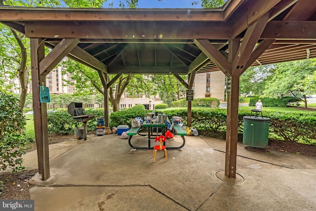 3100 S Manchester St Unit 827, Falls Church, VA 22044 - view of patio / terrace featuring a gazebo