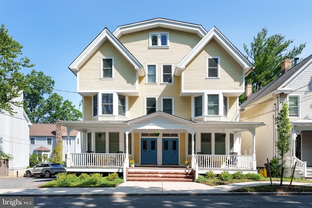 46 Park Pl Unit 3, Princeton, NJ 08542 - view of front of property with covered porch
