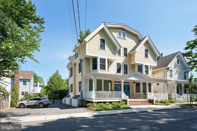 46 Park Pl Unit 3, Princeton, NJ 08542 - view of front of property featuring covered porch
