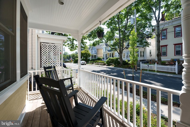 46 Park Pl Unit 3, Princeton, NJ 08542 - porch with a residential view