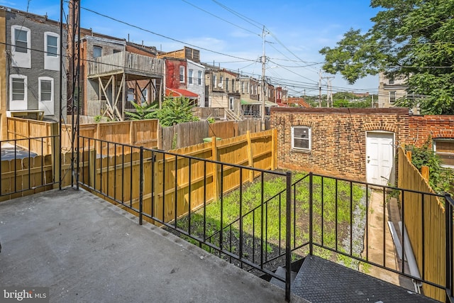 2011 Boone St, Baltimore, MD 21218 - view of patio featuring a residential view