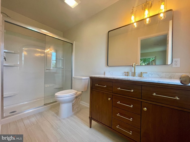 101 Lexington Way, Morgantown, PA 19543 - bathroom featuring vanity and a shower stall