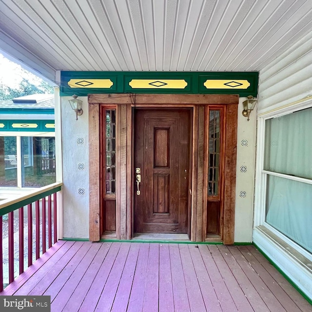 1021 Darmstadt Ave, Egg Harbor City, NJ 08215 - entrance to property with a porch