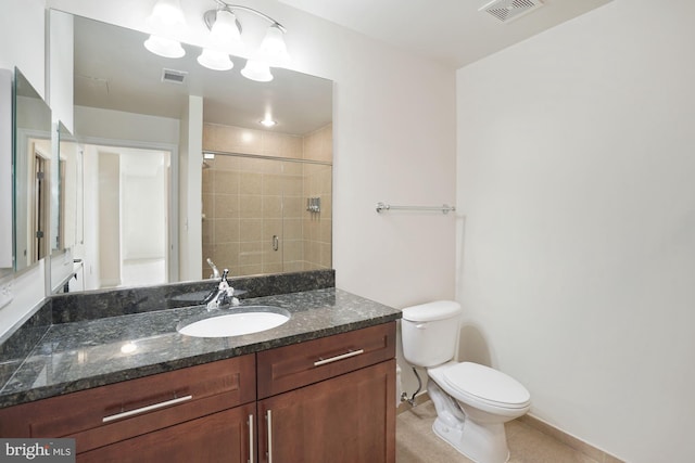 157 Fleet St Unit 303, National Harbor, MD 20745 - full bathroom featuring vanity, tiled shower, and tile patterned floors