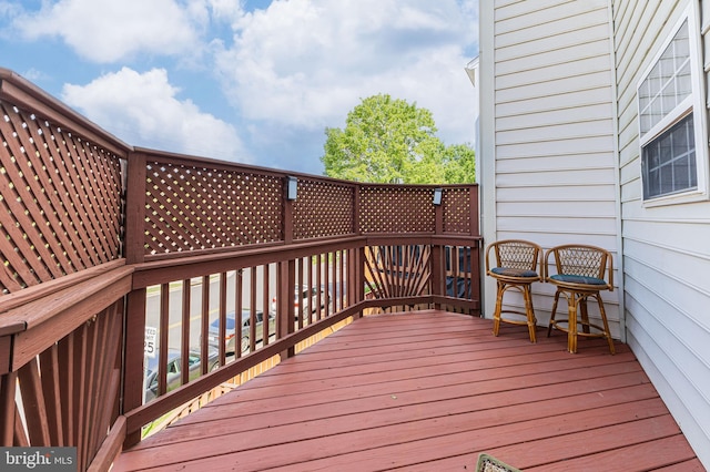 8226 Bates Rd, Lorton, VA 22079 - view of wooden terrace