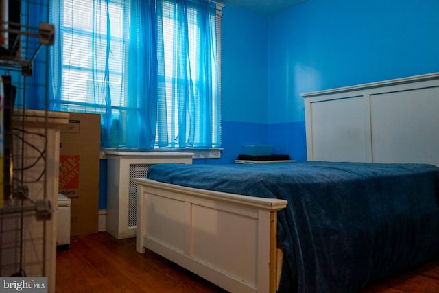 1021 Serrill Ave, Lansdowne, PA 19050 - bedroom with wood finished floors and radiator