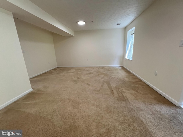 4407 Stanford Ct, Owings Mills, MD 21117 - below grade area with carpet flooring and baseboards