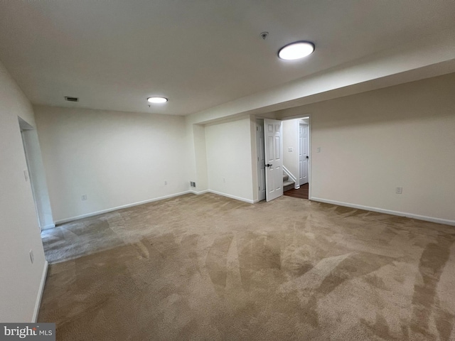 4407 Stanford Ct, Owings Mills, MD 21117 - finished basement with carpet floors and baseboards