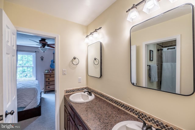 118 Roboda Blvd, Royersford, PA 19468 - full bathroom with ensuite bath, ceiling fan, and double vanity