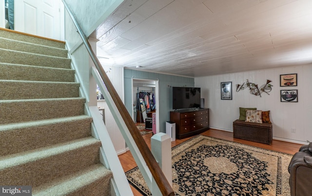 118 Roboda Blvd, Royersford, PA 19468 - stairs featuring wood finished floors