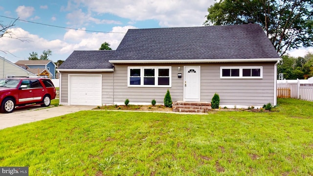 1412 Glassboro Rd, Wenonah, NJ 08090 - view of front facade featuring a garage, concrete driveway, and a shingled roof