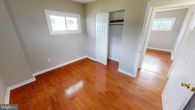 1412 Glassboro Rd, Wenonah, NJ 08090 - unfurnished bedroom with a closet and light wood-style flooring