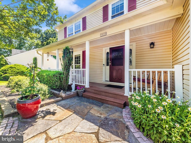 24129 Pecan Grove Ln, Gaithersburg, MD 20882 - doorway to property with a porch