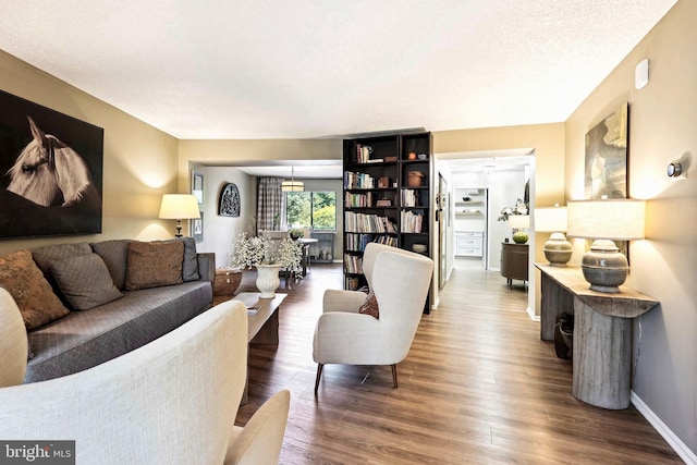 15101 Interlachen Dr Unit 1-126, Silver Spring, MD 20906 - living area with wood finished floors